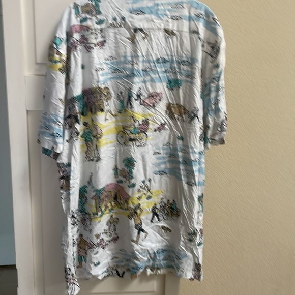 Vans Kide Baharudin Collab Short Sleeved Button Up Shirt Mens XXL made in India - Picture 7 of 7